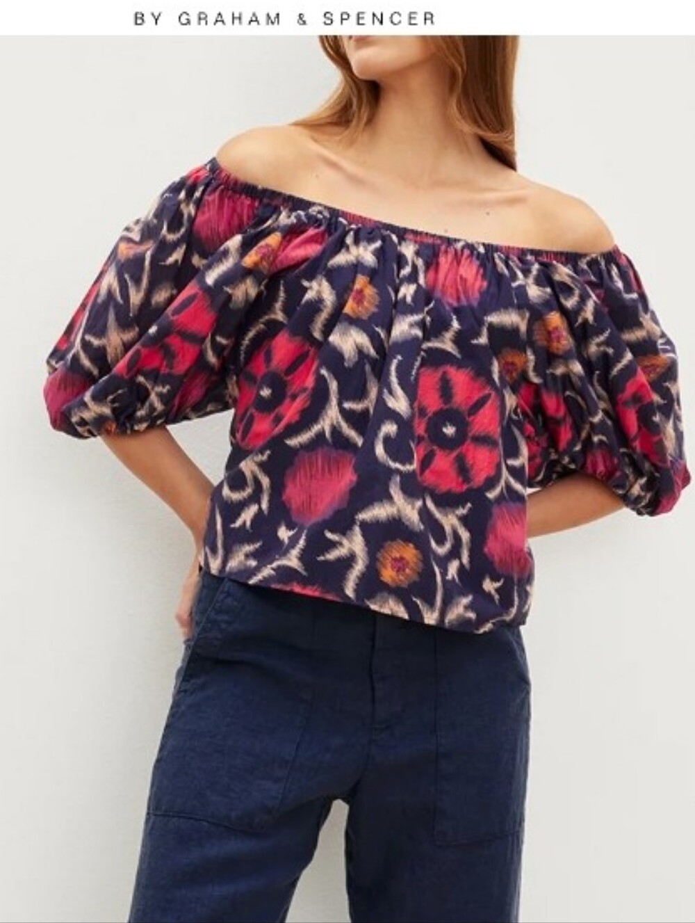 Velvet By Graham &‎ Spencer Silk Cotton Voile Top Size M